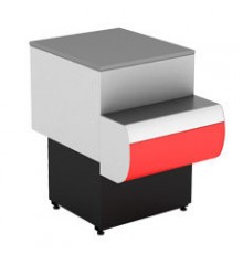 Прилавок Octava КНП 620 ББ RAL3002 (без боковин) Кассовый неохлаждаемый