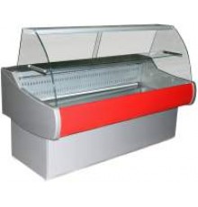 Витрина холодильная ВХСн-1,5 ЭКО MINI (G75 SL 1,5-1) (...-10) RAL3002